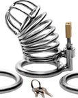 The Master Series - The Jail House Chastity Device - Silver - K. P.