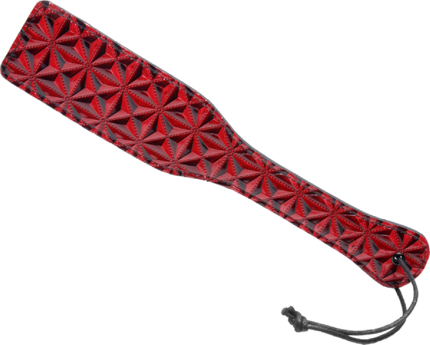 The Master Series - Crimson Tied Steel Enforced Spanking Paddle - Red - K. P.