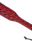 The Master Series - Crimson Tied Steel Enforced Spanking Paddle - Red - K. P.