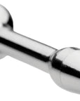 The Master Series - Chasm Stainless Steel Cum-Thru Urethral Insert - Silver - K. P.