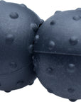 The Master Series - Dragon's Orbs Nubbed Silicone Magnetic Balls - Black - K. P.