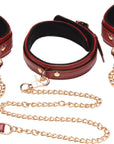 The Master Series - 6 Piece Bondage Set - Burgundy - K. P.
