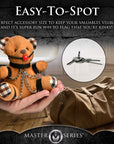 The Master Series - Gagged Teddy Bear Keychain - Brown - K. P.