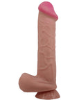 Sliding Skin Series - 10.2" Dildo - Multiple Colours