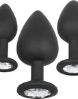 Silicone Gem Anal Kit - Black - K. P.