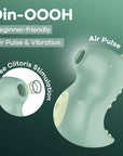 Satisfyer Din-OOOH Air Pulse Stimulator - Green