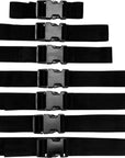 The Master Series - Subdued Full Body Strap Set - Black - K. P.