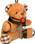 The Master Series - Gagged Teddy Bear Keychain - Brown - K. P.