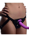 Navigator Silicone G-Spot Dildo with Harness