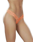 Sexy Lace Thong Orange
