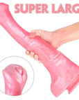 Duke Horse Dong w Balls Pink XXL