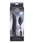 Dick Spand Inflatable Silicone Dildo Black