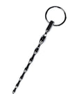 Silver Metal Braided Urethral Plug w Replaceable Ring