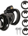 Hard Stop Double Ring Chastity Cage