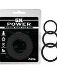 Magnum Force Cock Ring Set Black