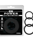 Magnum Force Cock Ring Set Black
