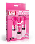 MAXtwist Clit Nipple Sucker Set 3 Pc Pink