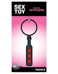 Hearts Paddle Keychain