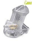 Brutus Airmesh Chastity Cage Clear
