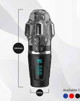 Hypershaker Automatic App Controlled LCD Masturbator Black