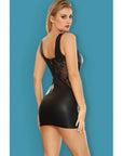 Midnight Veil Midi Dress Black