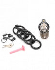 Gladiator Size 1 Soft Cock Cage with Pussification Plug