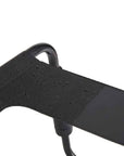 Sex Chair Adjustable Height Black TPU Seat