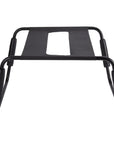 Sex Chair Adjustable Height Black TPU Seat