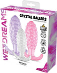Crystal Ballers 3 Pc Silicone Anal Plug Set