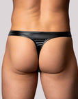 Male Power Liquid Onyx 2.0 Wet Look Thong