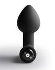 Nova Solaris Tapered Butt Plug Vibrator Black