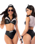 4 Pc Sexy Police Costume