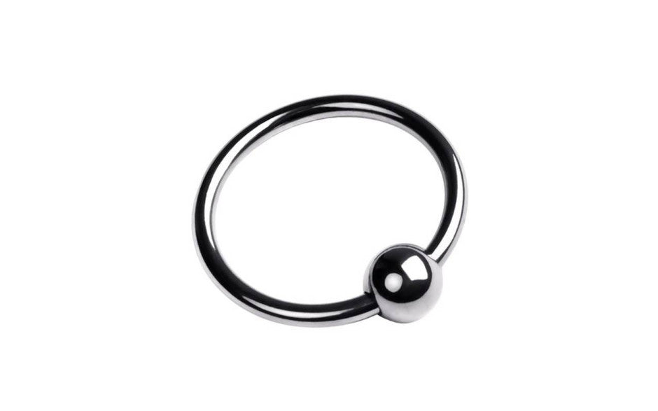 Metal Penis Head Ring 25mm Small - Silver - K. P.