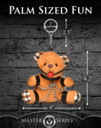 The Master Series - Gagged Teddy Bear Keychain - Brown - K. P.