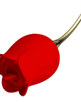 Tongue Licking Vibrator - Rose Lover - Red - K. P.