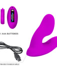 Dual Ended Vibrator - Melvin - Purple - K. P.
