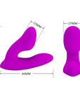 Dual Ended Vibrator - Melvin - Purple - K. P.