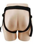 Universal Strap-On Harness - Stark - Black Harness Flesh Dildo - K. P.