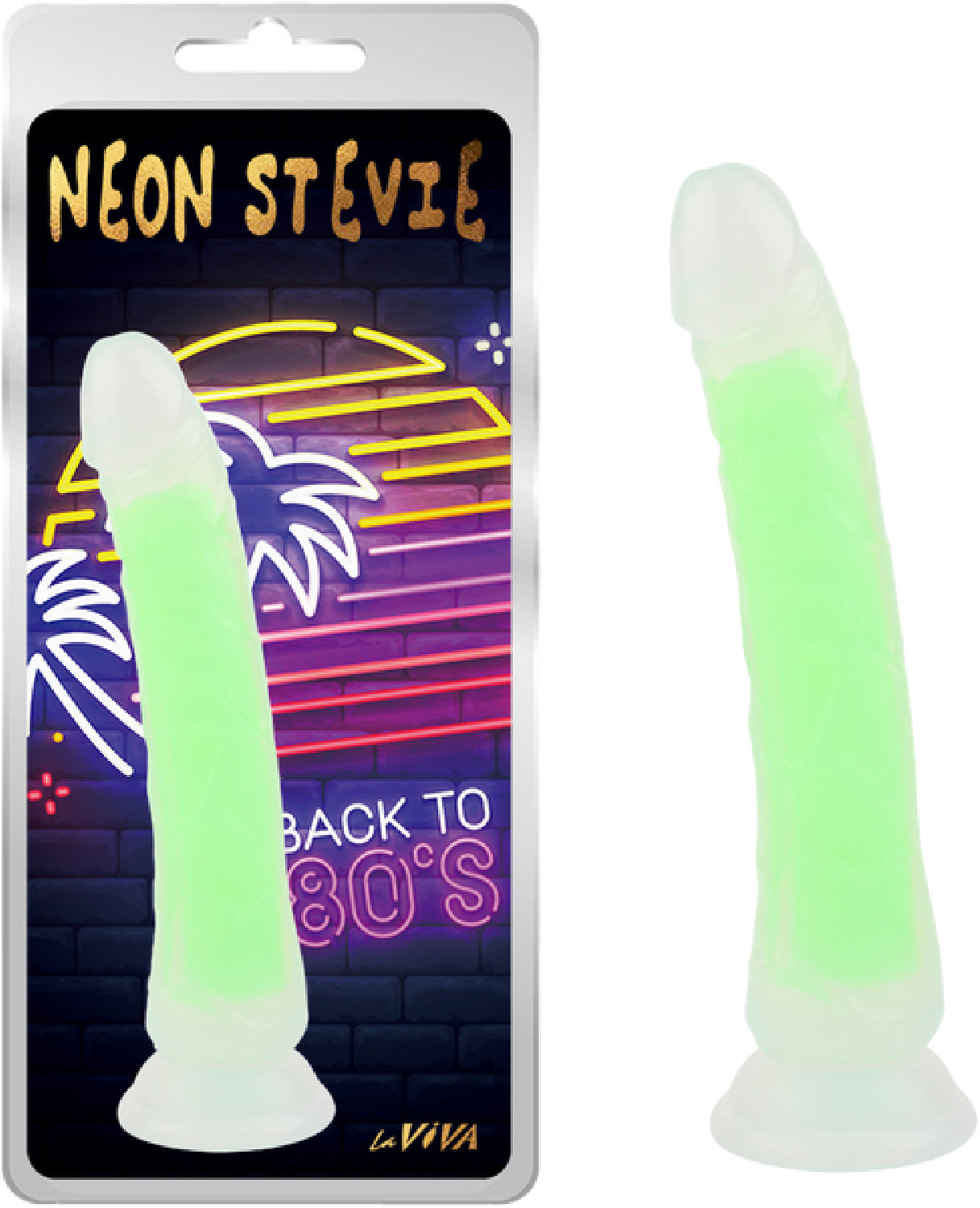 LaViva - Neon Stevie 8.4" Dildo - Multiple Colours - K. P.