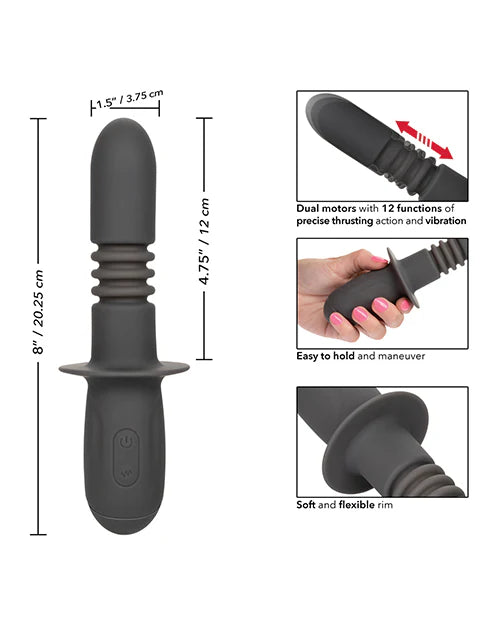 Ramrod - Thrusting Dual Motor Probe - Black - K. P.