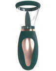 Pumped - Enhance - Automatic - Silicone - Rechargeable Vulva & Breast Pump - Forest Green - K. P.
