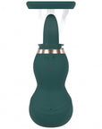 Pumped - Sensual - Automatic - Silicone - Rechargeable Vulva & Breast Pump - Forest Green - K. P.