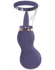 Pumped - Sensual - Automatic - Silicone - Rechargeable Vulva & Breast Pump - Purple - K. P.