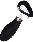 Pumped - Delightful - Automatic - Silicone - Rechargeable Vulva, Clitoral, Nipple & Breast - Black - K. P.