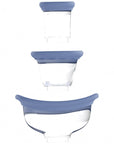 Pumped - Delightful - Automatic - Silicone - Rechargeable Vulva, Clitoral, Nipple & Breast - Blue/Grey - K. P.
