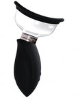 Pumped - Arousing - Automatic - Silicone - Rechargeable Vulva, Clitoral, Nipple & Breast - Black - K. P.
