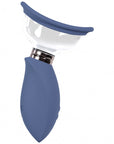 Pumped - Arousing - Automatic - Silicone - Rechargeable Vulva, Clitoral, Nipple & Breast - Blue/Grey - K. P.