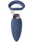 Pumped - Arousing - Automatic - Silicone - Rechargeable Vulva, Clitoral, Nipple & Breast - Blue/Grey - K. P.