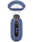 Pumped - Dazzling - Automatic - Silicone - Rechargeable Vulva, Clitoral, Nipple & Breast - Blue/Grey - K. P.