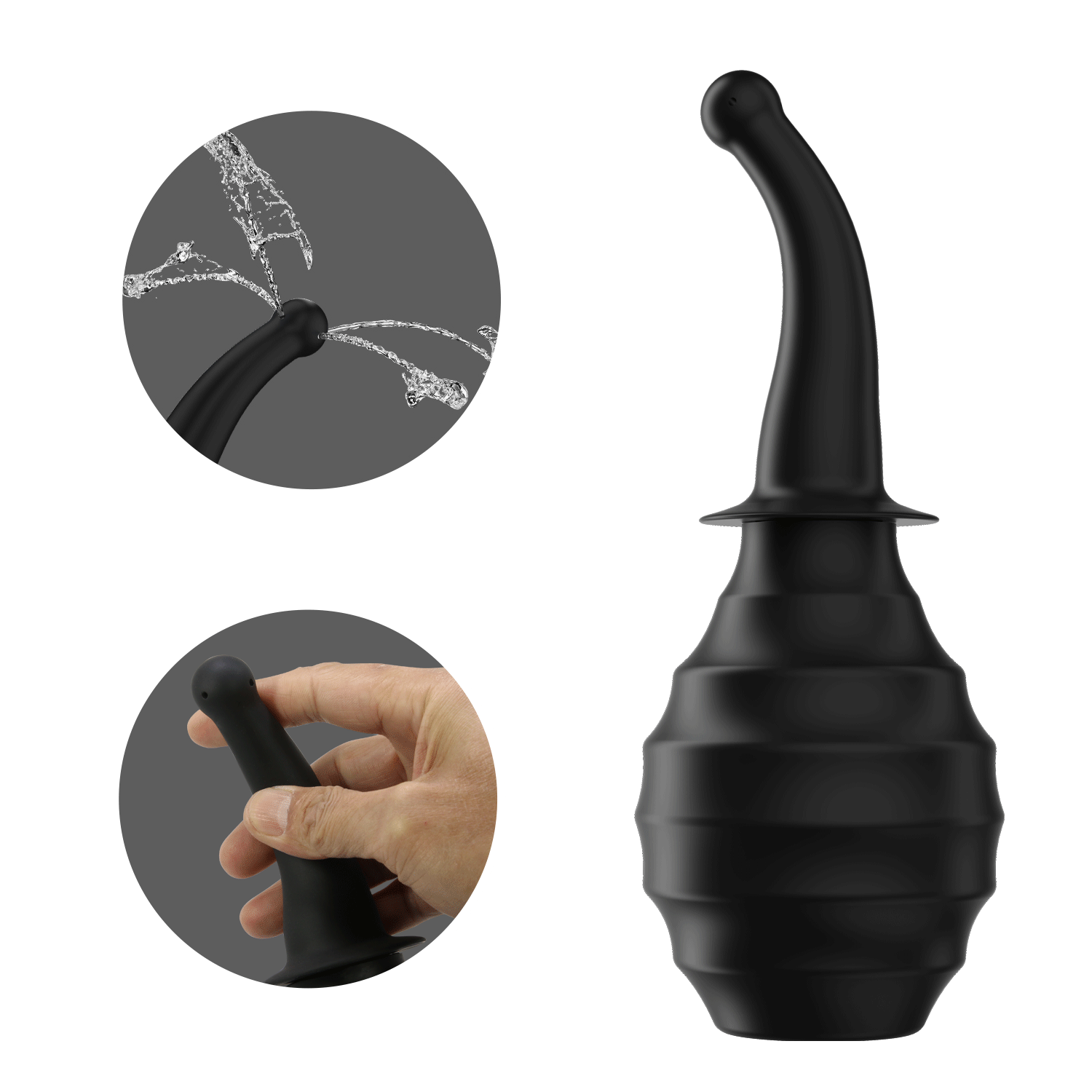 Mr. Play - Anal Douche BLKM6 - Black - K. P.